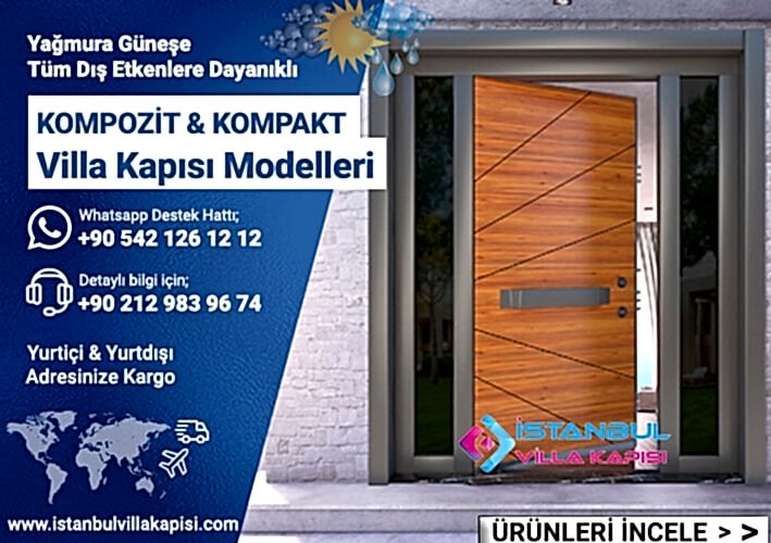 İstanbul Villa Kapısı Modelleri Fiyatları 671 2 Istanbul Villa Kapısı Kompozit Villa Kapıları Dış Etkenlere Dayanıklı Kompozit Villa Kapısı Kopya